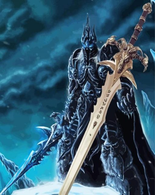 World Of Warcraft Lich king Paint By Number