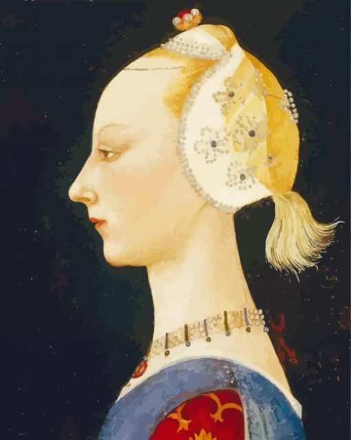 A Young Lady Of Fashion By Paolo Uccello Paint By Number