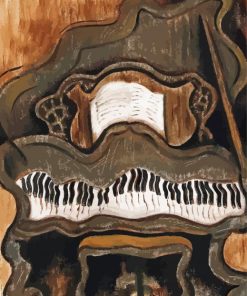 Abstract Piano Art Paint By Number