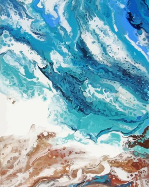 Abstract Sea Paint By Number