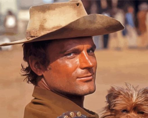 Actor Terence Hill Paint By Number