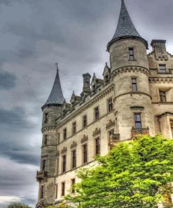 Aesthetic Dunrobin Castle Paint By Number