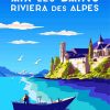 Aix Les Bains Poster Art Paint By Number