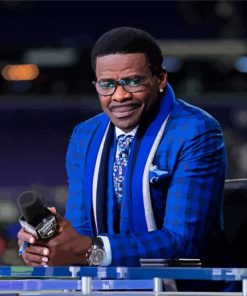 American Sports Commentator Michael Irvin Paint By Number