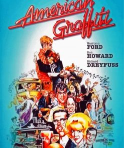 American Graffiti Movie Paint By Number