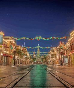 Anaheim Disneyland Streets Paint By Number