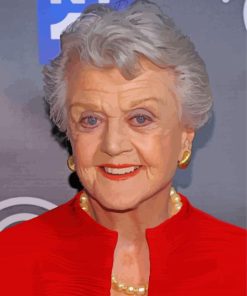 Angela Lansbury Smiling Paint By Number