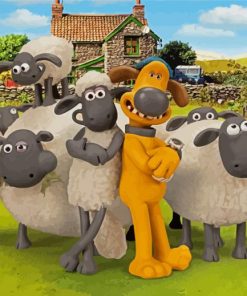 Animated Movie Shaun The Sheep Paint By Number