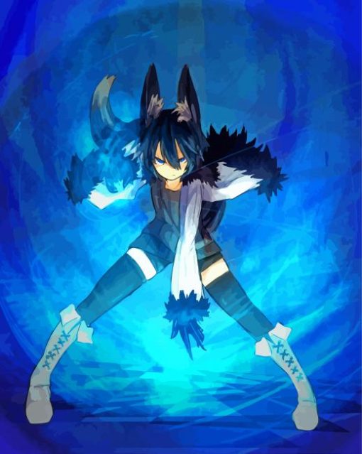 Anime Wolf Girl Paint By Number