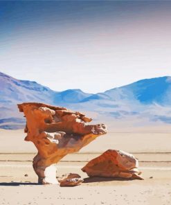 Arbol De Piedra In Atacama Desert Paint By Number