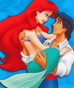 Ariel And Eric Couple Paint By Number