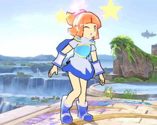 Arle Nadja Super Smash Bros Paint By Number