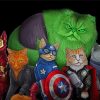 Avengers Superhero Cats Paint By Number