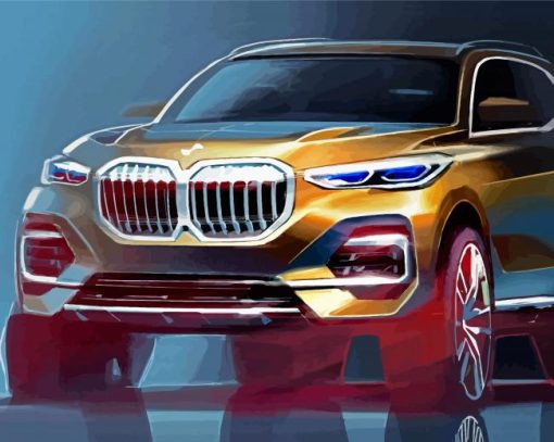 BMW X5 Car Paint By Number