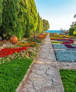 Balchik Botanical Garden Paint By Number