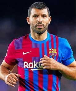 Barcelona Sergio Aguero Paint By Number