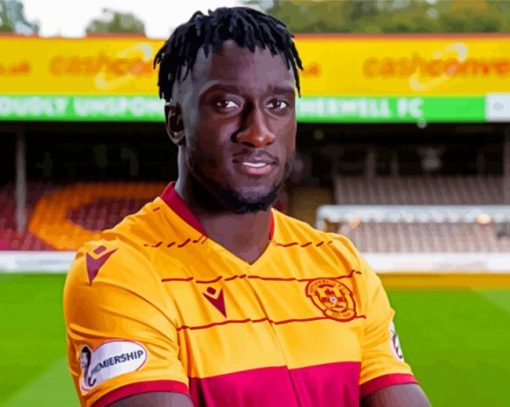 Bevis Mugabi Motherwell Paint By Number