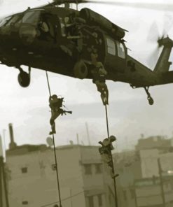 Black Hawk Down Poster Paint By Number