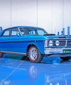 Blue Ford Falcon GT Paint By Number