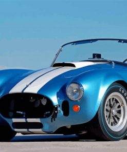 Blue Ford Shelby Cobra Paint By Number