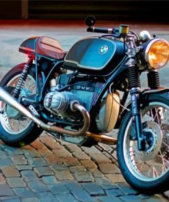 Bmw Cafe Racer Motorcycle Paint By Number