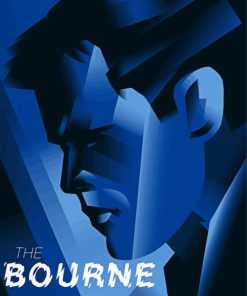 Bourne Identity Illustration Paint By Number