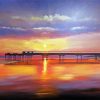 Bournemouth Pier At Sunset Paint By Number