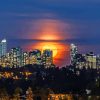 Burnaby Buildings And Moon Paint By Number