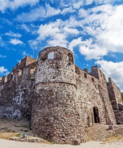 Castle Of Mytilene Lesvos Paint By Number