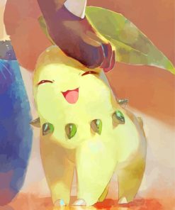 Chikorita Pokemon Paint By Number