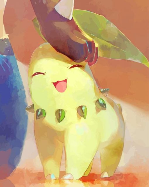 Chikorita Pokemon Paint By Number