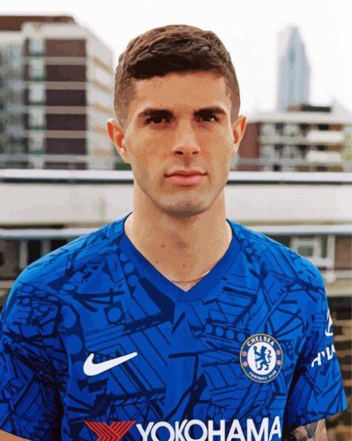 Christian Pulisic Chelsea Player Paint By Number