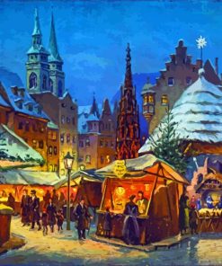 Christkindles Markt Art Paint By Number