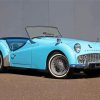 Classic Blue Triumph Tr3 Paint By Number