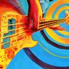 Colorful Bass Player Art Paint By Number