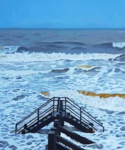 Cromer Beach Art Paint By Number