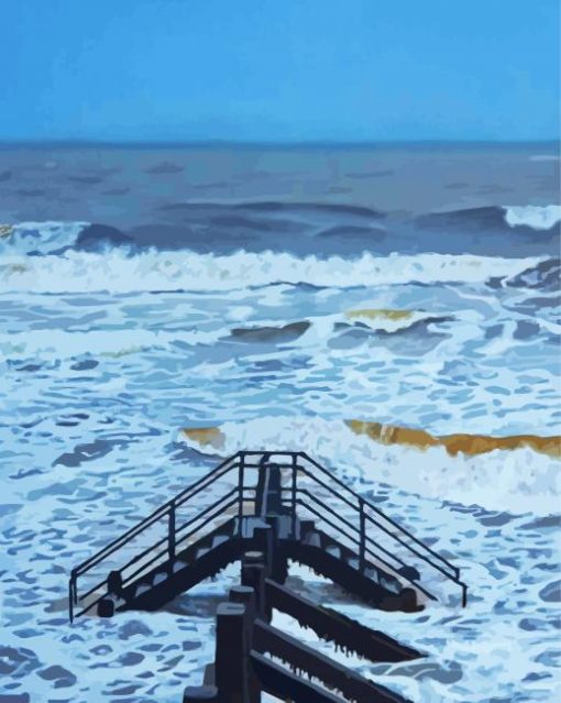 Cromer Beach Art Paint By Number