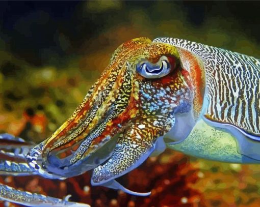 Cuttlefish Paint By Number