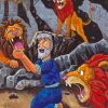 Daniel In The Lion Den Art Illustration Paint By Number