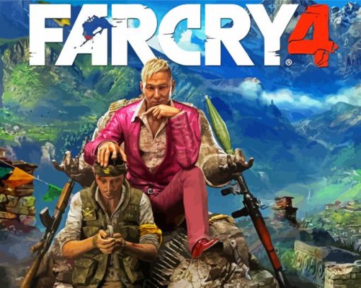 Far Cry Video Game Paint By Number