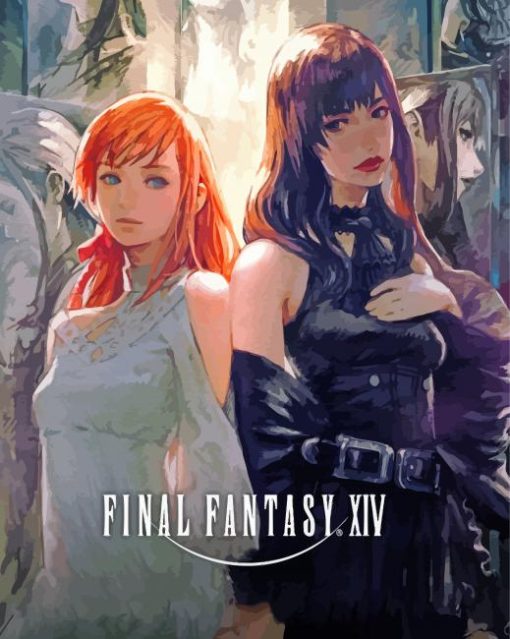 Final Fantasy XIV Video Game Poster Paint By Number