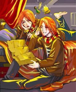 Fred And George Weasley Twins Characters Paint By Number