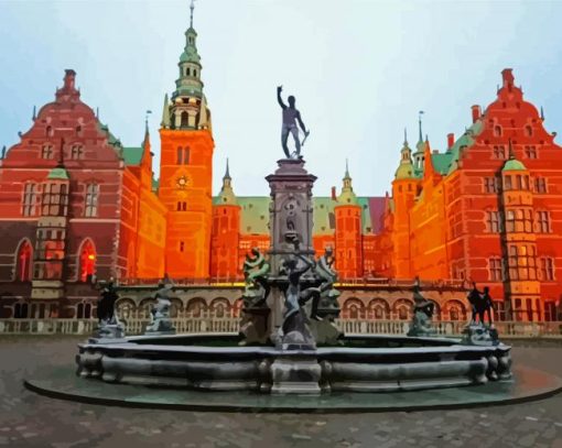 Frederiksborg Palace Paint By Number