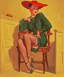 Gil Elvgren Paint By Number