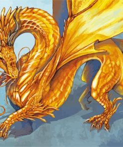 Golden Dragon Art Paint By Number