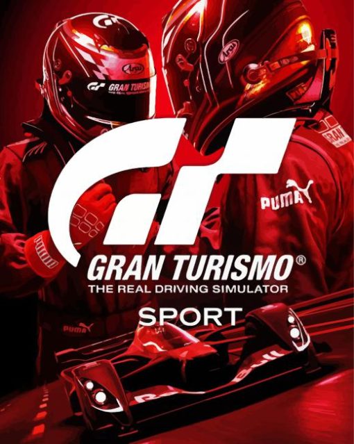 Gran Turismo Poster Paint By Number