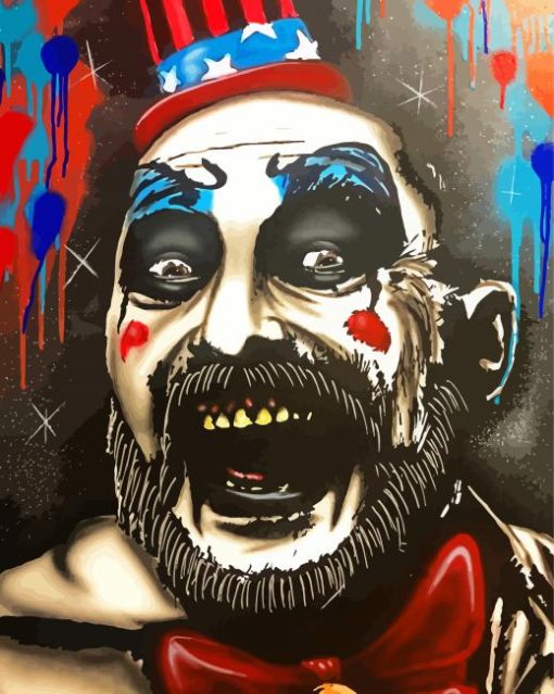 House Of 1000 Corpses Captain Spaulding Paint By Number