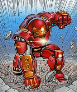 Hulkbuster Hero Paint By Number