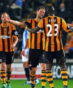 Hull City AFC Players Paint By Number