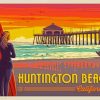 Huntington Beach California Poster Paint By Number